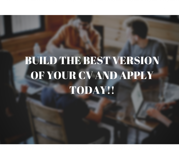 Build the best version of your CV and apply today!